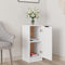 vidaXL - Dressoir - 30x30x70 - cm - bewerkt - hout - wit