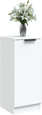 vidaXL - Dressoir - 30x30x70 - cm - bewerkt - hout - wit