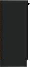 vidaXL - Dressoir - 30x30x70 - cm - bewerkt - hout - zwart