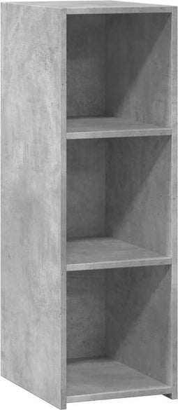 vidaXL - Dressoir - 30x41x93 - cm - bewerkt - hout - betongrijs