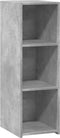 vidaXL - Dressoir - 30x41x93 - cm - bewerkt - hout - betongrijs