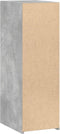 vidaXL - Dressoir - 30x41x93 - cm - bewerkt - hout - betongrijs