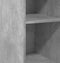 vidaXL - Dressoir - 30x41x93 - cm - bewerkt - hout - betongrijs