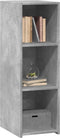 vidaXL - Dressoir - 30x41x93 - cm - bewerkt - hout - betongrijs