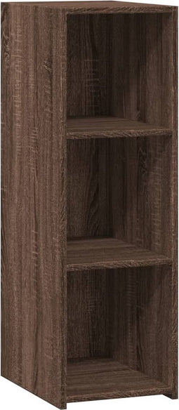 vidaXL - Dressoir - 30x41x93 - cm - bewerkt - hout - bruin - eikenkleur