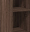 vidaXL - Dressoir - 30x41x93 - cm - bewerkt - hout - bruin - eikenkleur