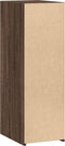 vidaXL - Dressoir - 30x41x93 - cm - bewerkt - hout - bruin - eikenkleur