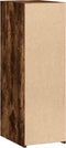 vidaXL - Dressoir - 30x41x93 - cm - bewerkt - hout - gerookt - eikenkleurig