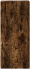 vidaXL - Dressoir - 30x41x93 - cm - bewerkt - hout - gerookt - eikenkleurig