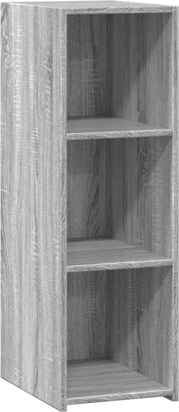 vidaXL - Dressoir - 30x41x93 - cm - bewerkt - hout - grijs - sonoma - eikenkleurig