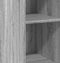 vidaXL - Dressoir - 30x41x93 - cm - bewerkt - hout - grijs - sonoma - eikenkleurig