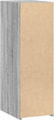 vidaXL - Dressoir - 30x41x93 - cm - bewerkt - hout - grijs - sonoma - eikenkleurig