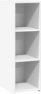 vidaXL - Dressoir - 30x41x93 - cm - bewerkt - hout - wit