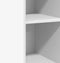 vidaXL - Dressoir - 30x41x93 - cm - bewerkt - hout - wit