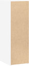 vidaXL - Dressoir - 30x41x93 - cm - bewerkt - hout - wit