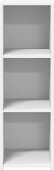 vidaXL - Dressoir - 30x41x93 - cm - bewerkt - hout - wit