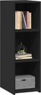 vidaXL - Dressoir - 30x41x93 - cm - bewerkt - hout - zwart