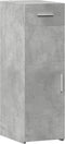 vidaXL - Dressoir - 30x42,5x93 - cm - bewerkt - hout - betongrijs