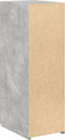 vidaXL - Dressoir - 30x42,5x93 - cm - bewerkt - hout - betongrijs