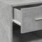 vidaXL - Dressoir - 30x42,5x93 - cm - bewerkt - hout - betongrijs