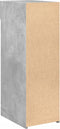 vidaXL - Dressoir - 30x42,5x93 - cm - bewerkt - hout - betongrijs