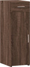 vidaXL - Dressoir - 30x42,5x93 - cm - bewerkt - hout - bruin - eikenkleur