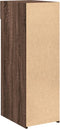 vidaXL - Dressoir - 30x42,5x93 - cm - bewerkt - hout - bruin - eikenkleur