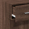 vidaXL - Dressoir - 30x42,5x93 - cm - bewerkt - hout - bruin - eikenkleur