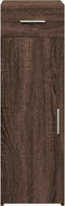 vidaXL - Dressoir - 30x42,5x93 - cm - bewerkt - hout - bruin - eikenkleur