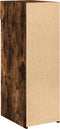 vidaXL - Dressoir - 30x42,5x93 - cm - bewerkt - hout - gerookt - eikenkleurig