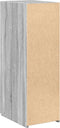 vidaXL - Dressoir - 30x42,5x93 - cm - bewerkt - hout - grijs - sonoma - eikenkleurig