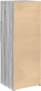 vidaXL - Dressoir - 30x42,5x93 - cm - bewerkt - hout - grijs - sonoma - eikenkleurig
