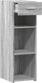 vidaXL - Dressoir - 30x42,5x93 - cm - bewerkt - hout - grijs - sonoma - eikenkleurig