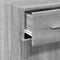vidaXL - Dressoir - 30x42,5x93 - cm - bewerkt - hout - grijs - sonoma - eikenkleurig