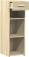 vidaXL - Dressoir - 30x42,5x93 - cm - bewerkt - hout - sonoma - eikenkleurig