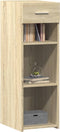 vidaXL - Dressoir - 30x42,5x93 - cm - bewerkt - hout - sonoma - eikenkleurig