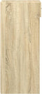 vidaXL - Dressoir - 30x42,5x93 - cm - bewerkt - hout - sonoma - eikenkleurig