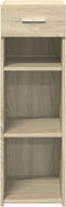 vidaXL - Dressoir - 30x42,5x93 - cm - bewerkt - hout - sonoma - eikenkleurig