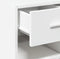 vidaXL - Dressoir - 30x42,5x93 - cm - bewerkt - hout - wit