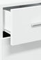 vidaXL - Dressoir - 30x42,5x93 - cm - bewerkt - hout - wit