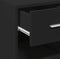 vidaXL - Dressoir - 30x42,5x93 - cm - bewerkt - hout - zwart