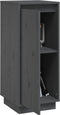 vidaXL - Dressoir - 31,5x34x75 - cm - massief - grenenhout - grijs
