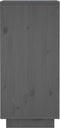 vidaXL - Dressoir - 31,5x34x75 - cm - massief - grenenhout - grijs