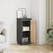 vidaXL - Dressoir - 31,5x34x75 - cm - massief - grenenhout - grijs