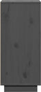 vidaXL - Dressoir - 31,5x34x75 - cm - massief - grenenhout - grijs