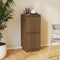 vidaXL - Dressoir - 31,5x34x75 - cm - massief - grenenhout - honingbruin