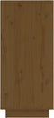 vidaXL - Dressoir - 31,5x34x75 - cm - massief - grenenhout - honingbruin