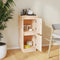 vidaXL - Dressoir - 31,5x34x75 - cm - massief - grenenhout