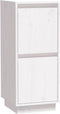 vidaXL - Dressoir - 31,5x34x75 - cm - massief - grenenhout - wit