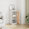 vidaXL - Dressoir - 31,5x34x75 - cm - massief - grenenhout - wit